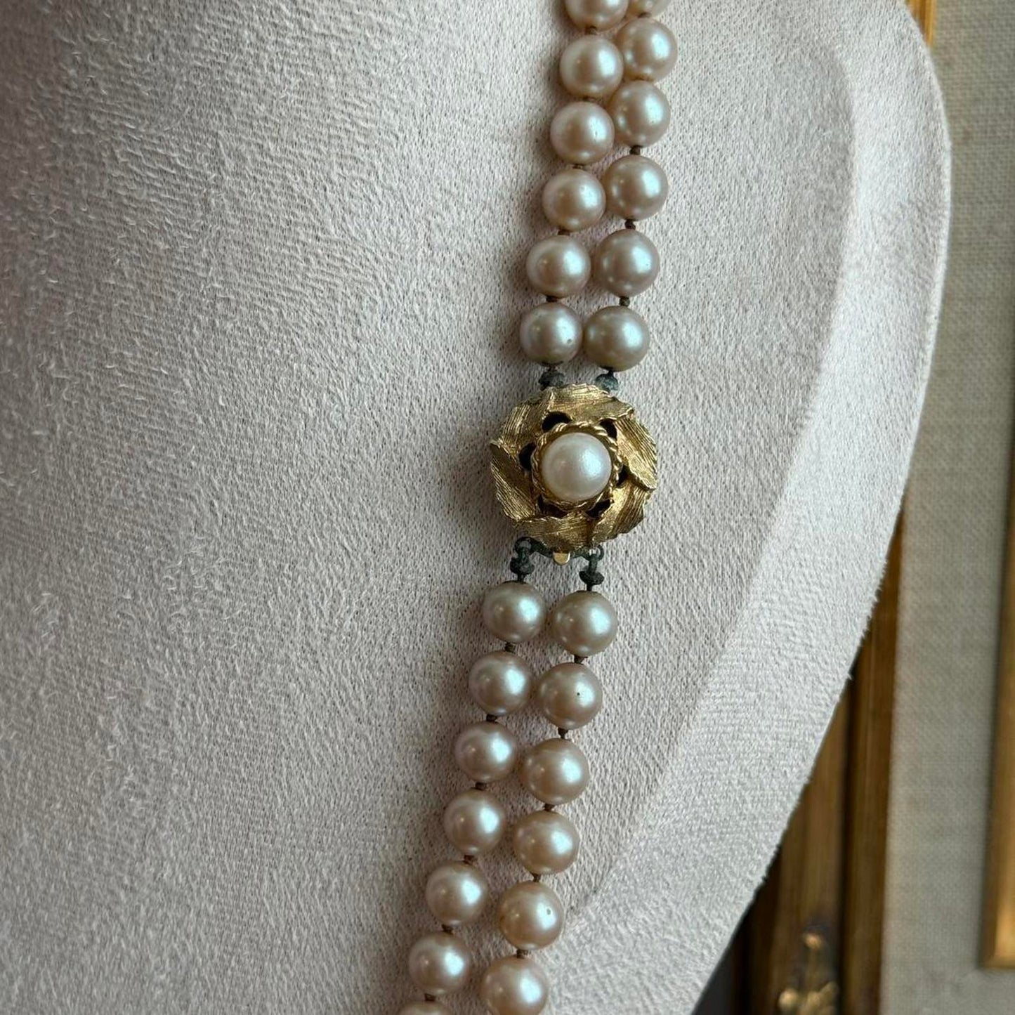Vintage double stranded Pearl Necklace