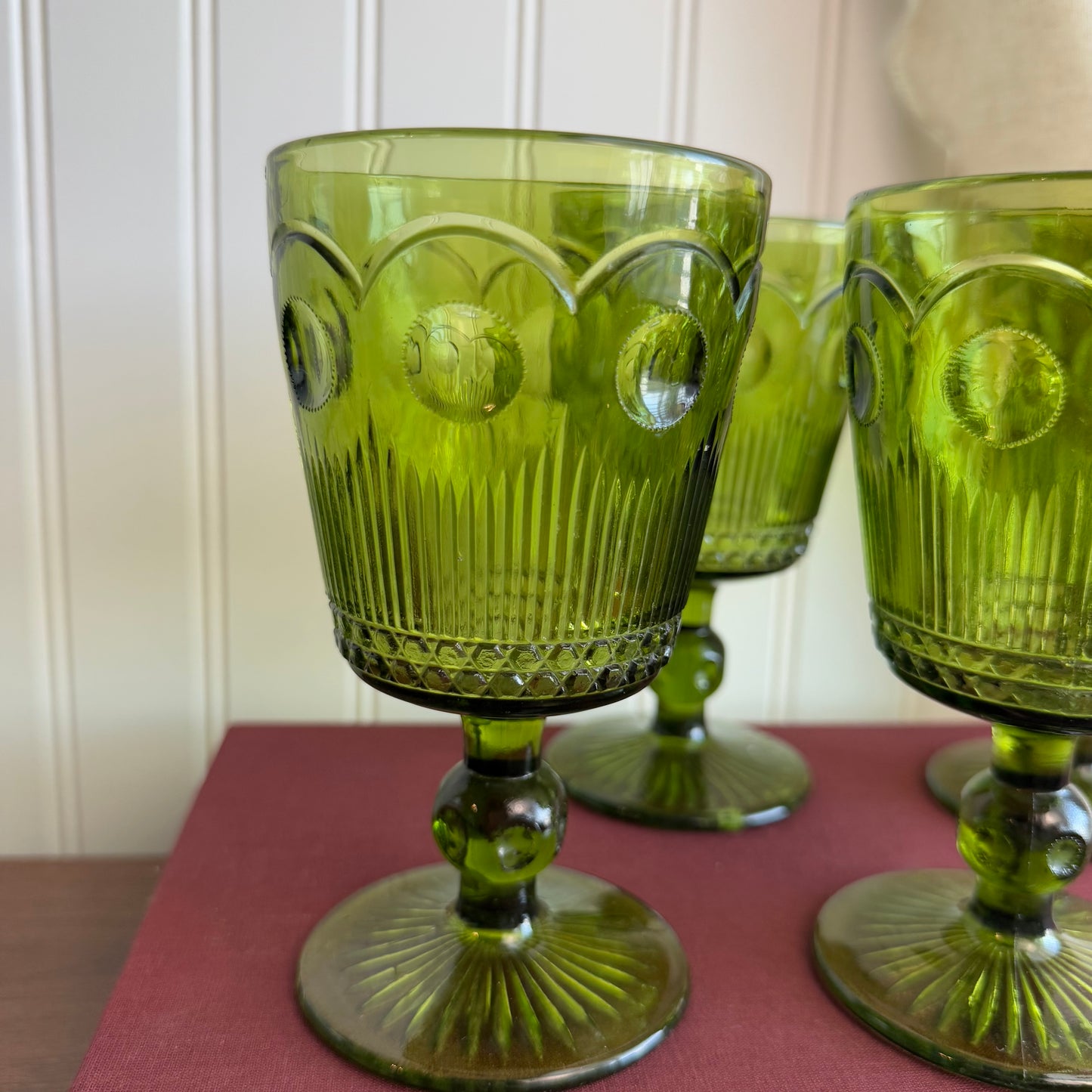 Green Water Gobbets set of 4