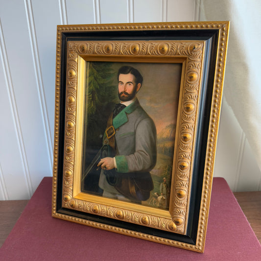 Vintage Inspired Man Portrait Print