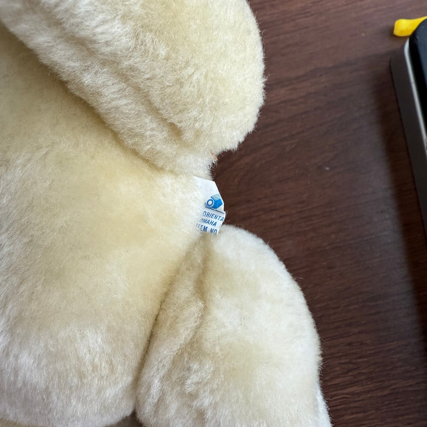 Vintage Jointed Posable Beige Plush Teddy Bear