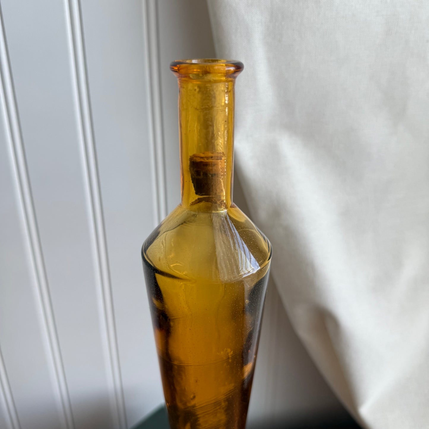 Orange thin Glass Bottle