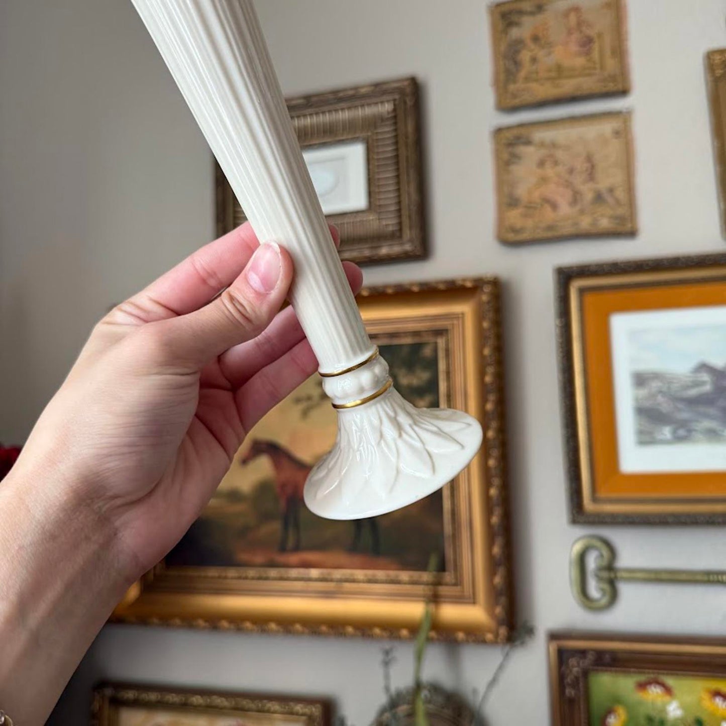 Vintage Cream Lenox Bud Vase