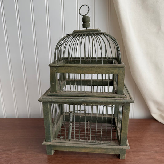 Medium Wooden Bird cage