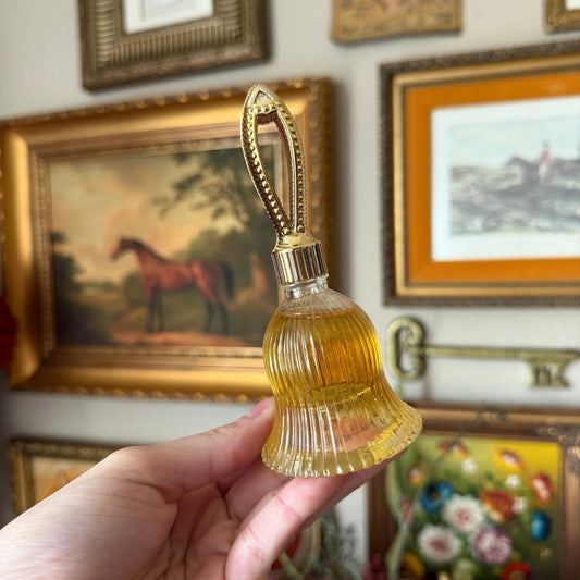 Avon "To a Wild Rose" Cologne in a bell-shaped bottle