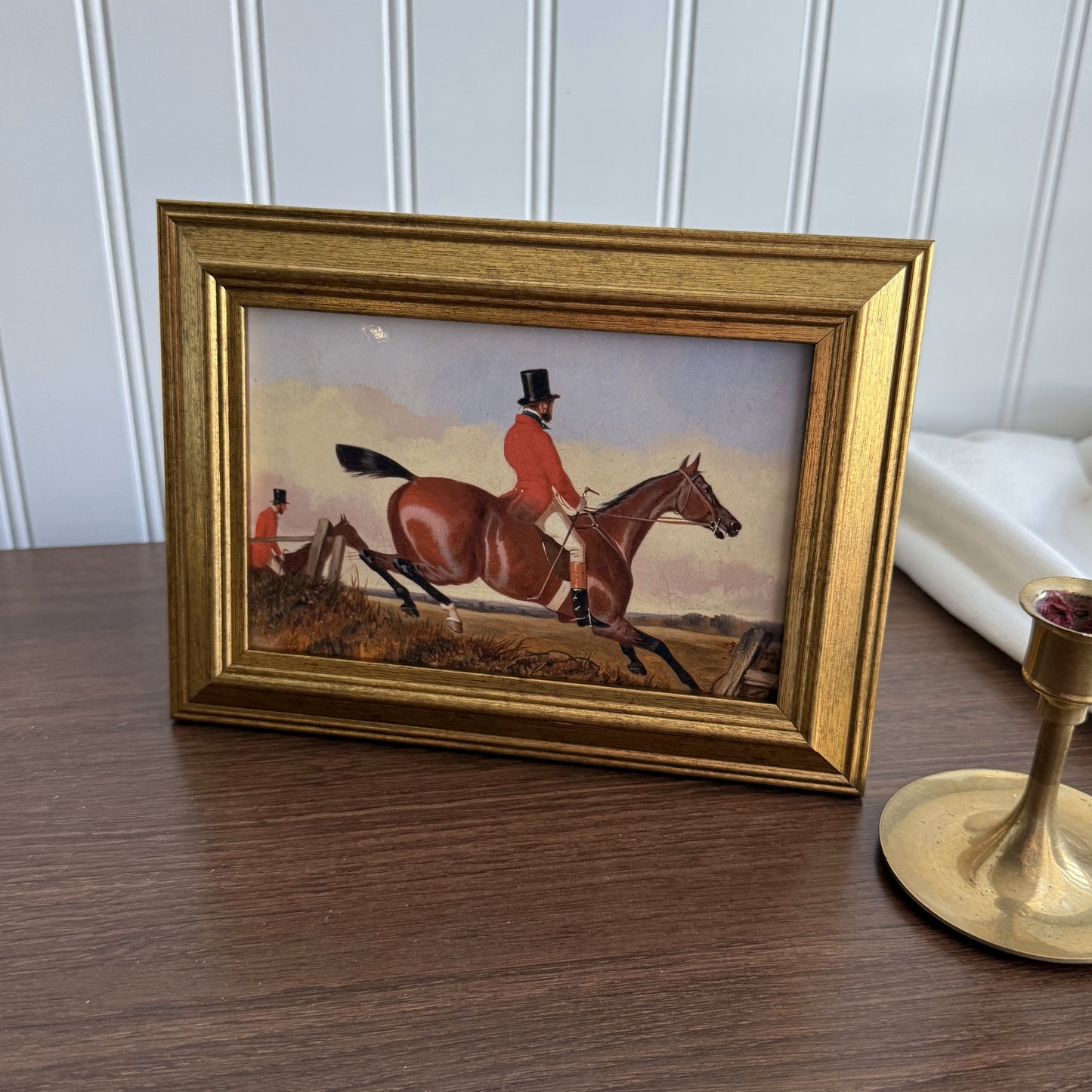 Equestrian English Man riding a horse Art Print Gallery Wall