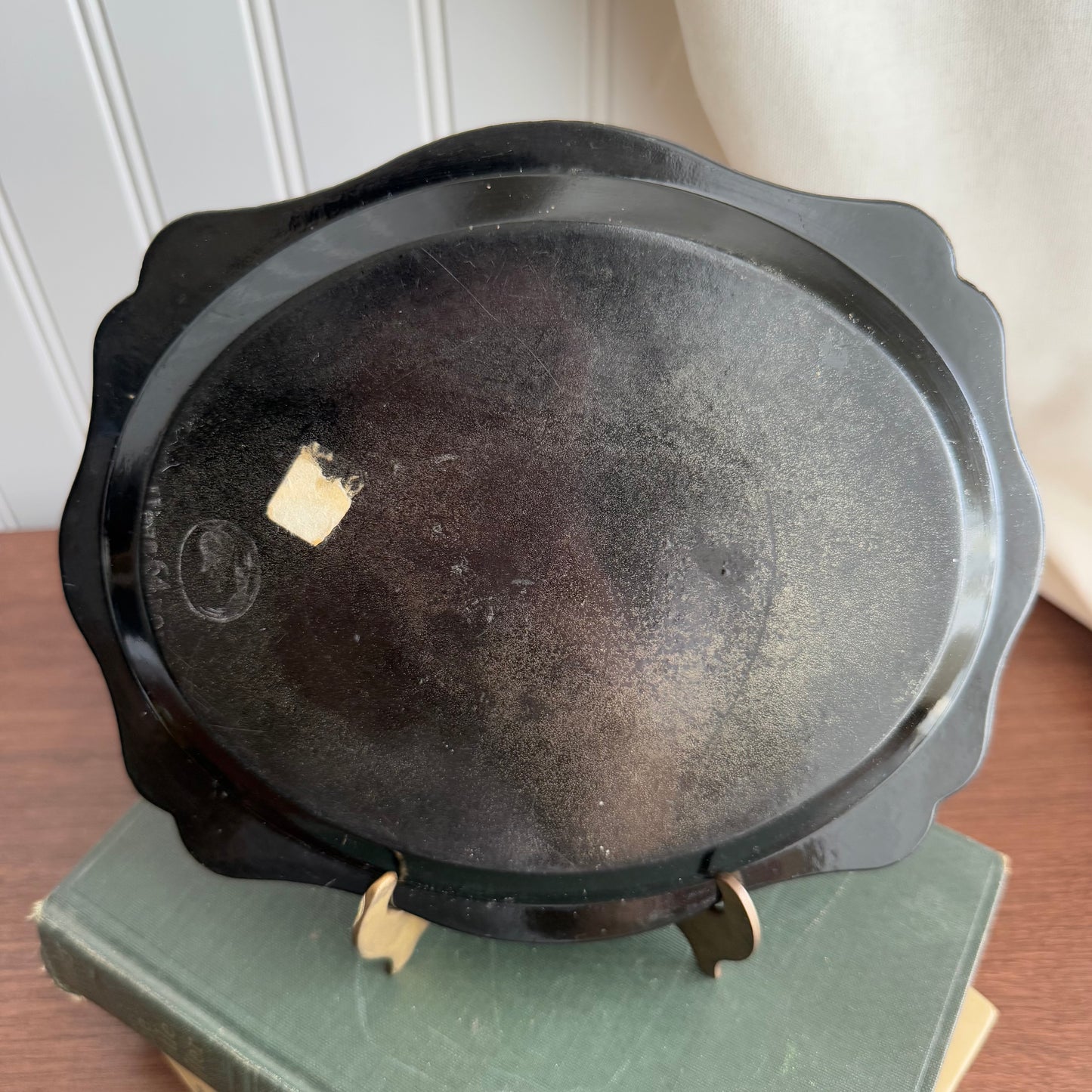 Hand Painted Flowers decorate plate