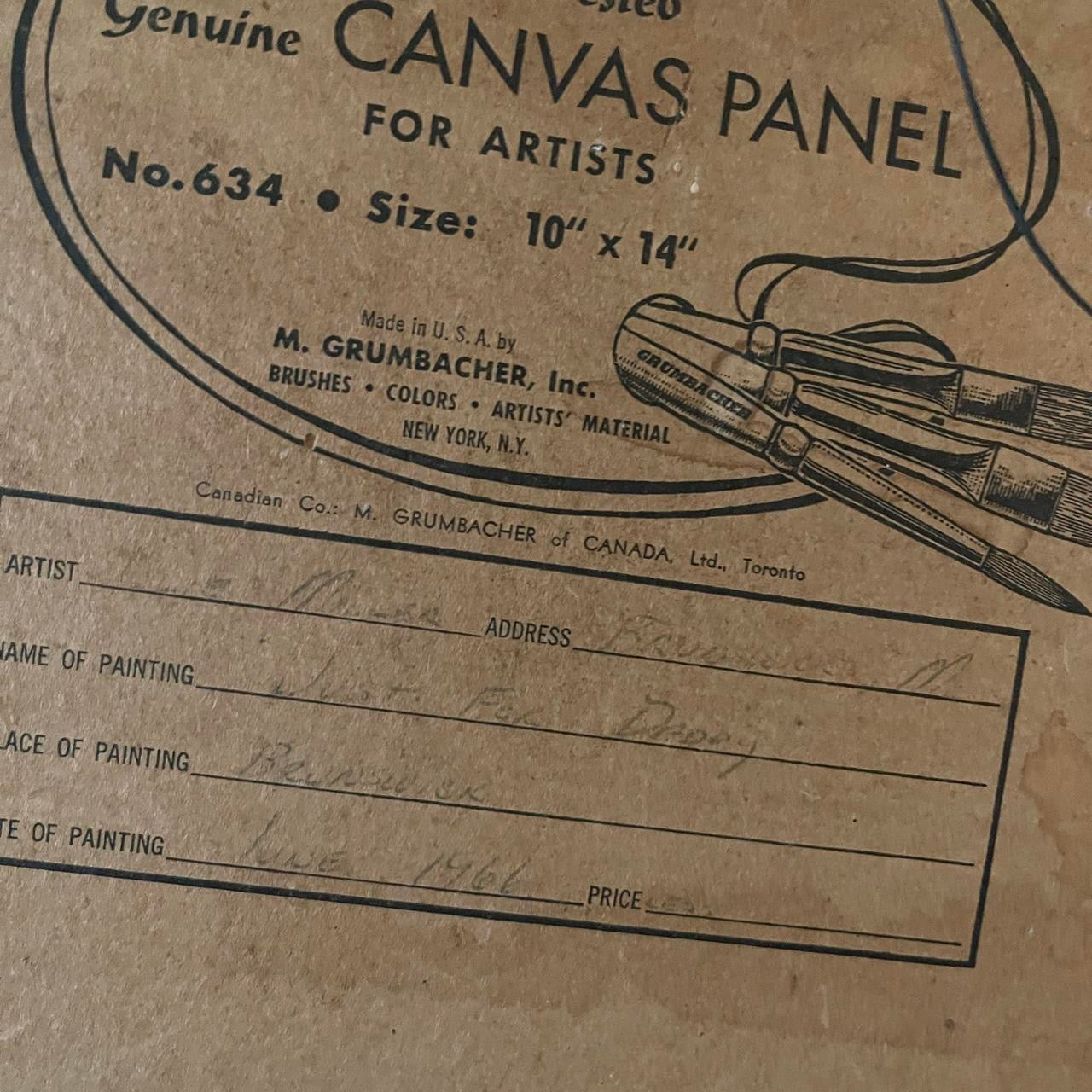 Vintage sail boat painting