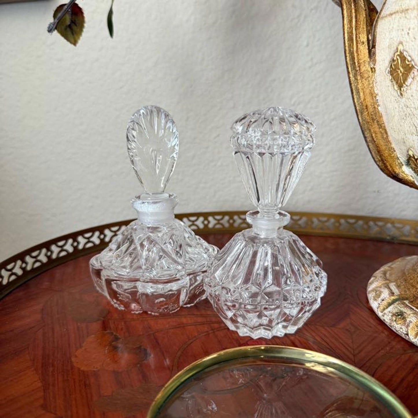 Vintage Glass Perfume Bottles