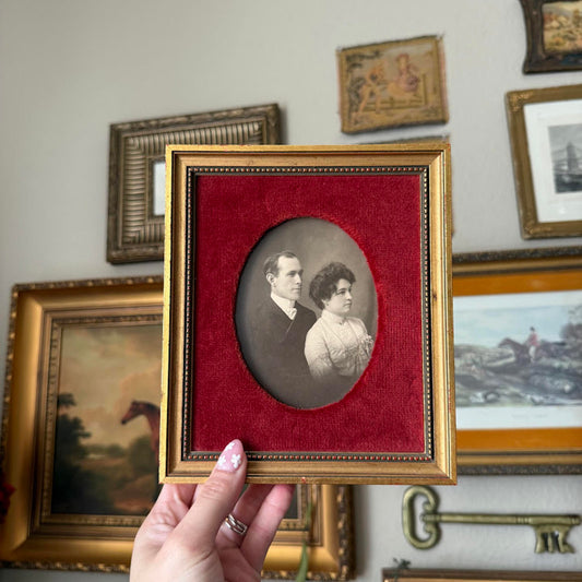 Vintage Framed Couple Portrait