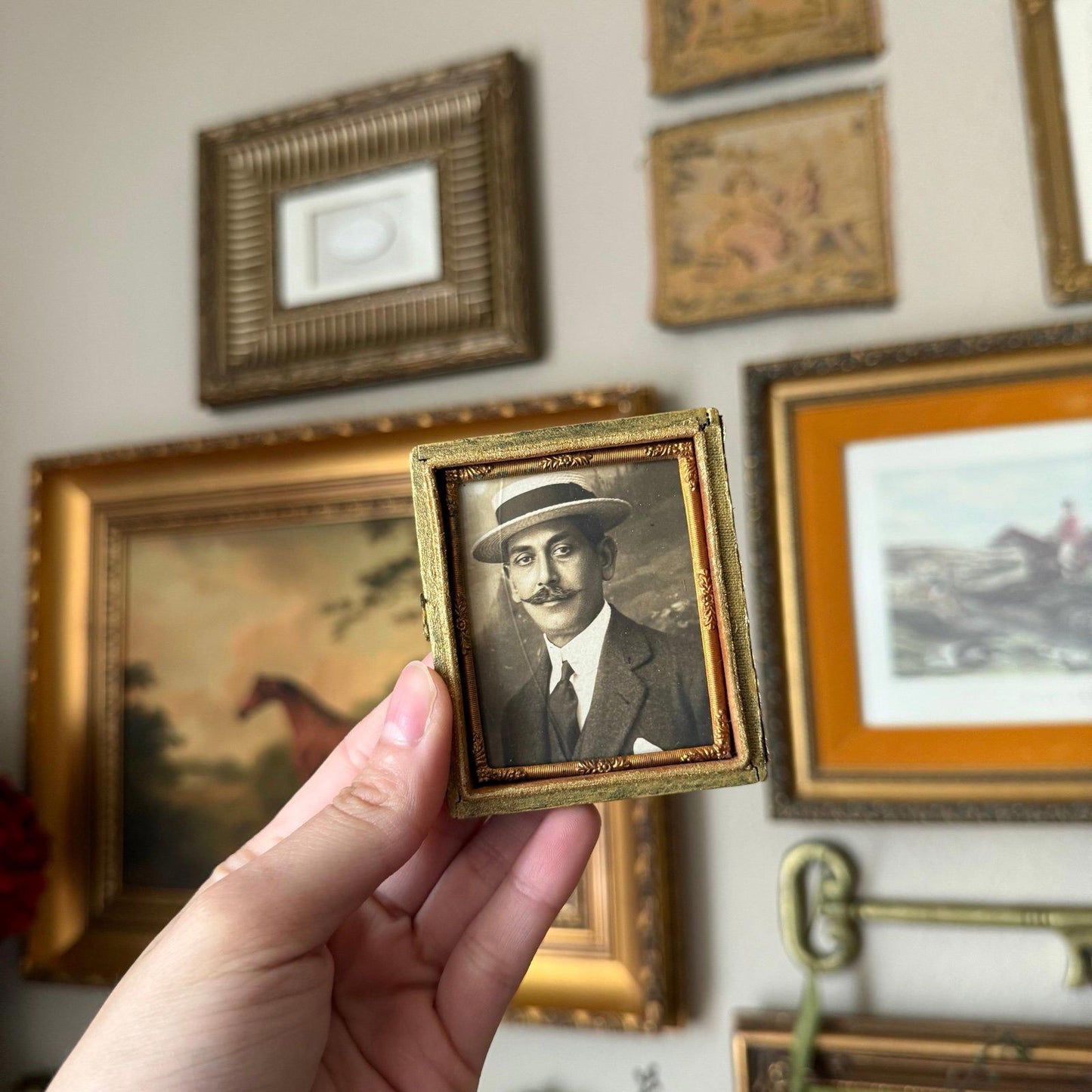 Ambrotype Antique Portrait of a Man Photo