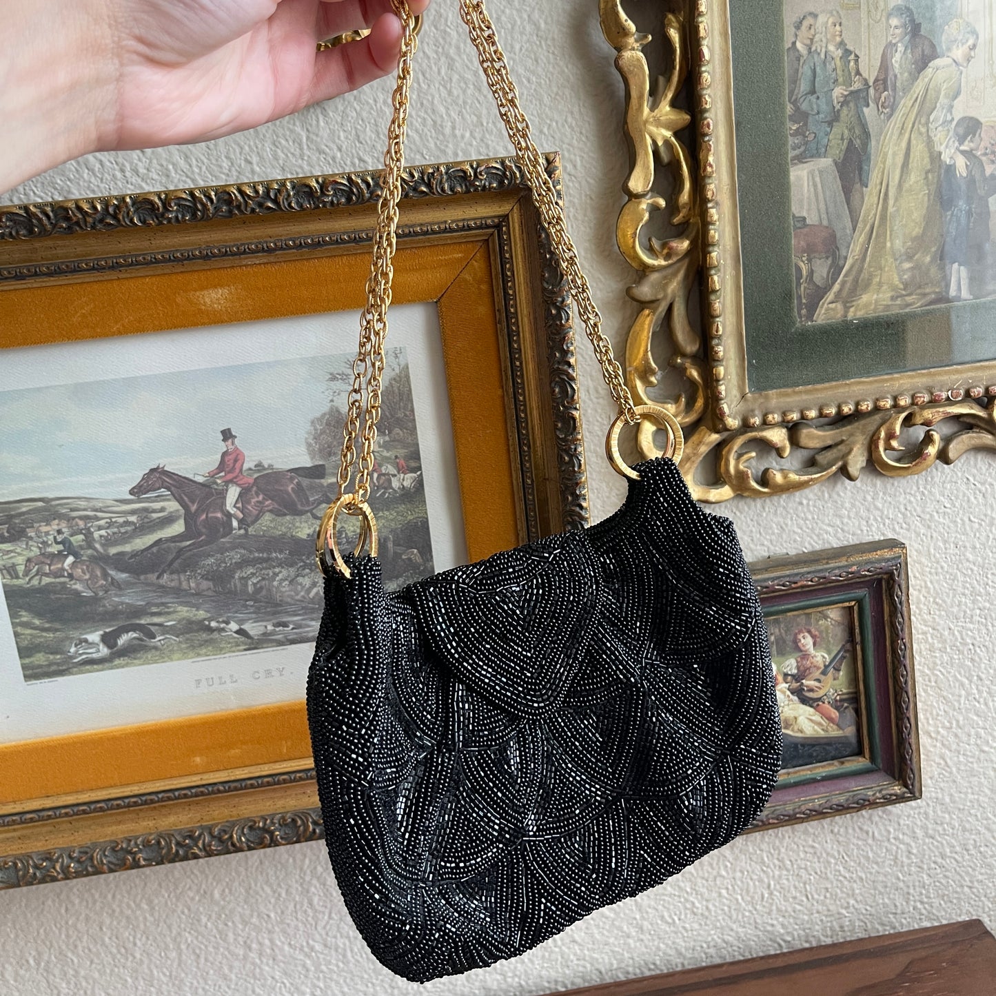 Vintage beaded evening bag waldorf Made in Japan