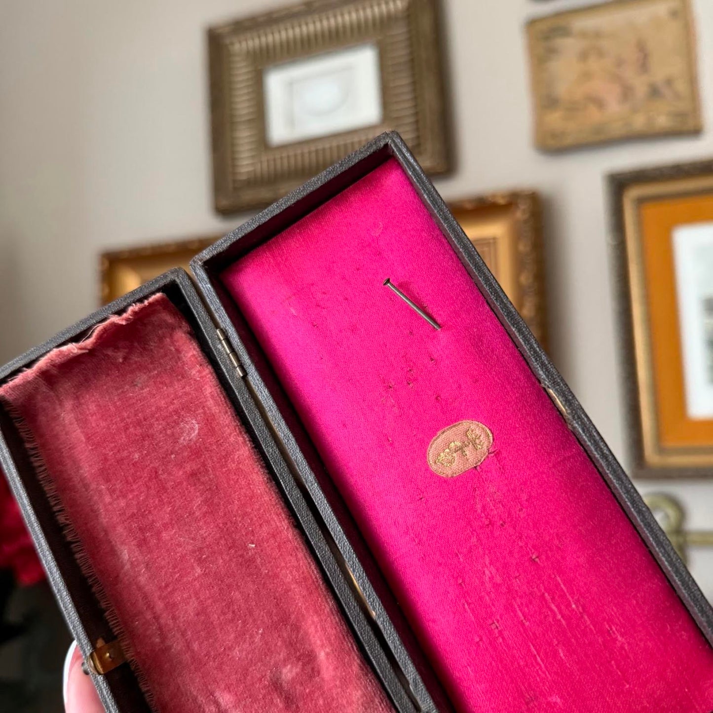 Antique Lined Box