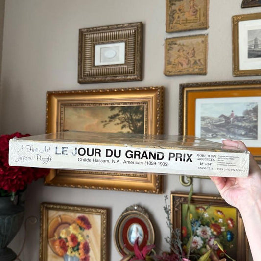 Le Jour Du Grand Prix Vintage Jigsaw Puzzle