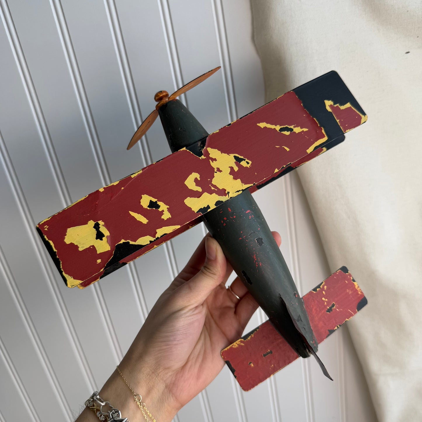 Vintage Metal Airplane