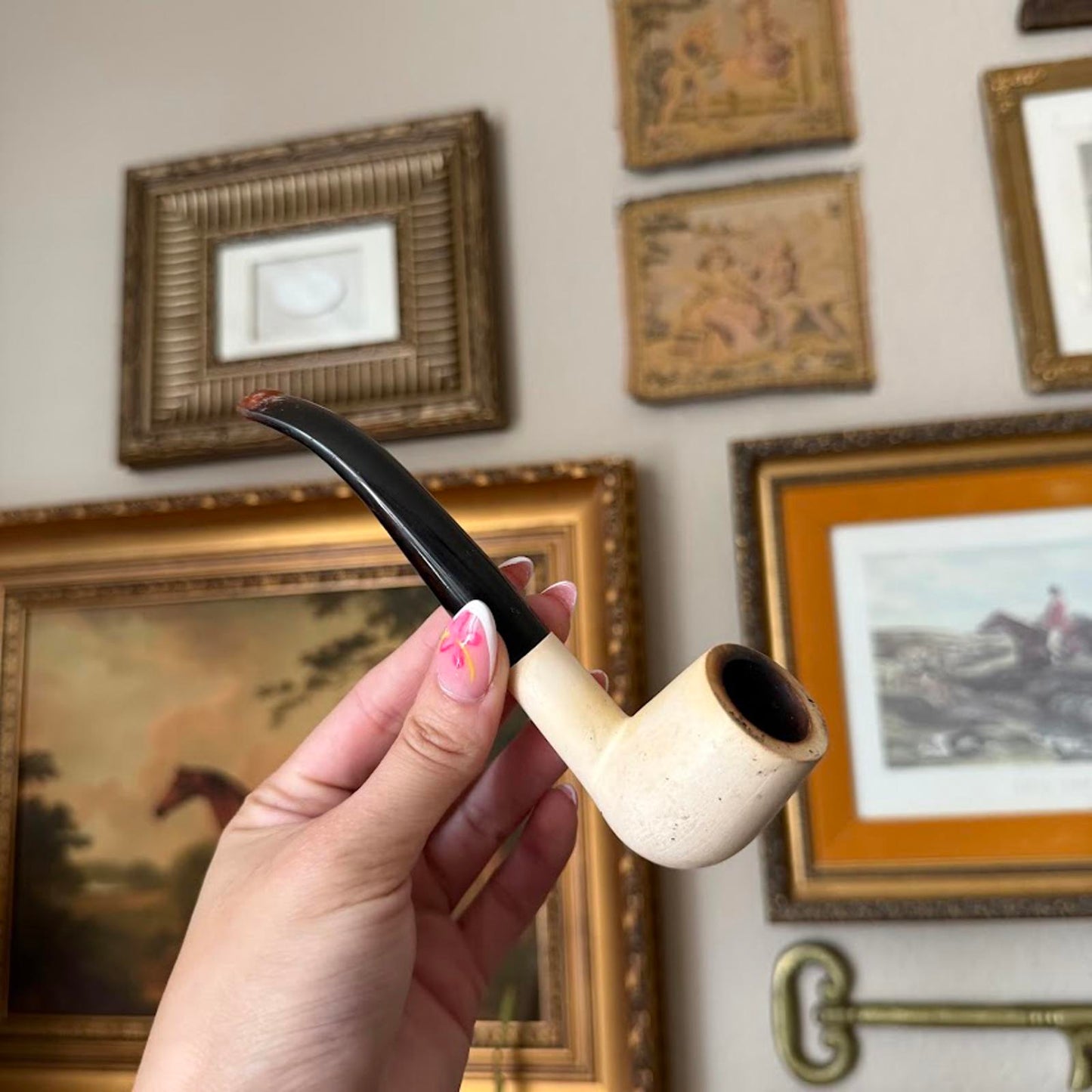 Vintage Pipe with Case