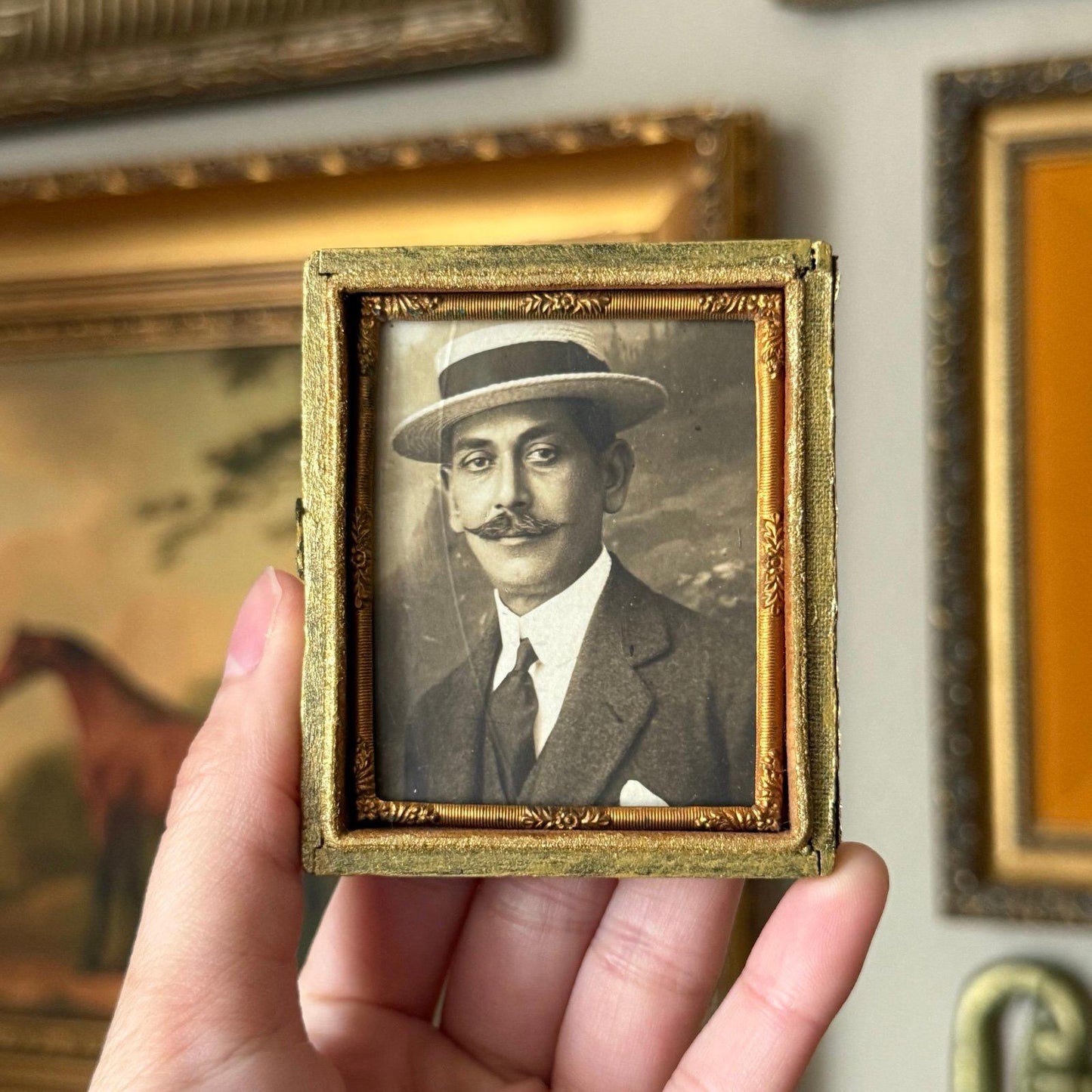 Ambrotype Antique Portrait of a Man Photo