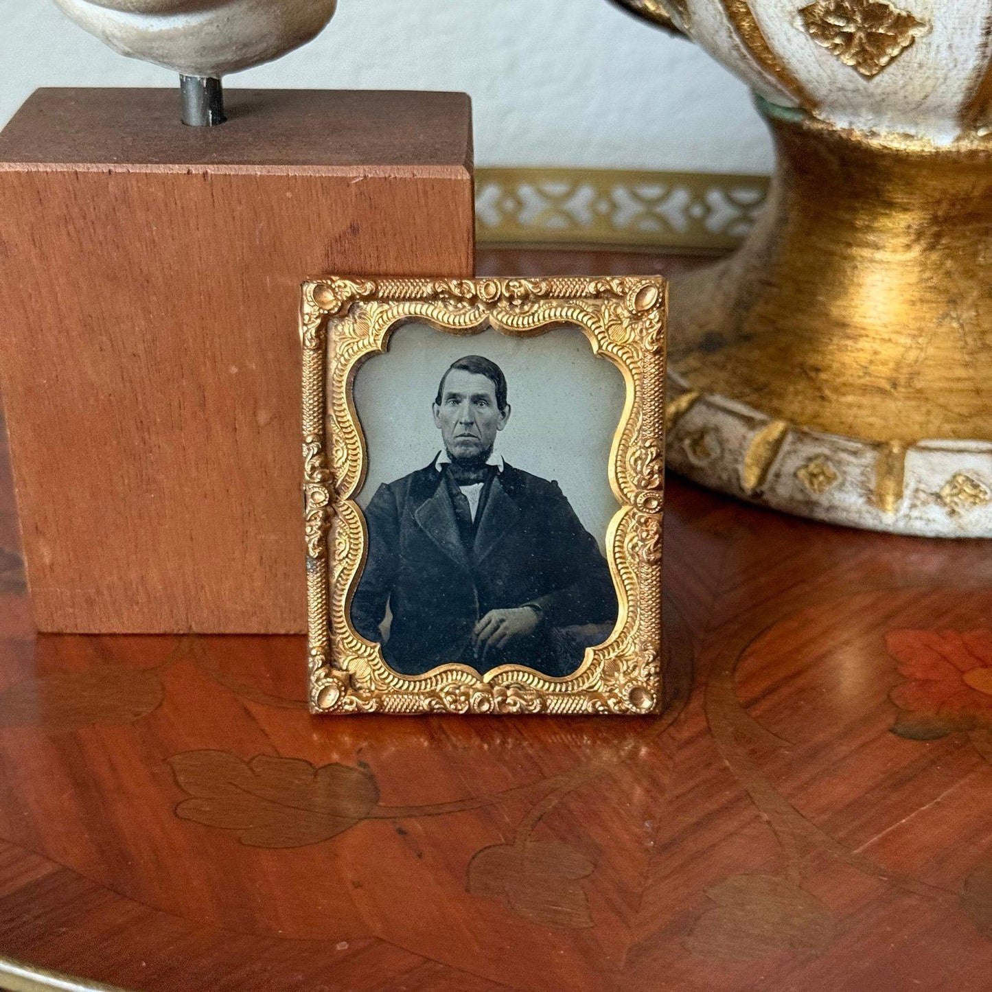 Ambrotype Antique Portrait of a Man Photo