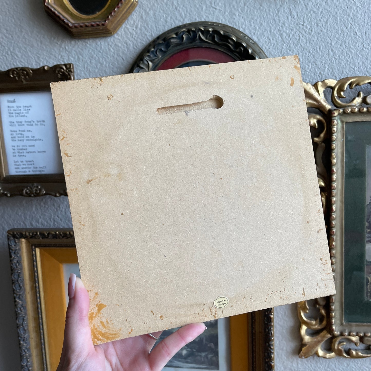 Vintage cherub wall plaques set