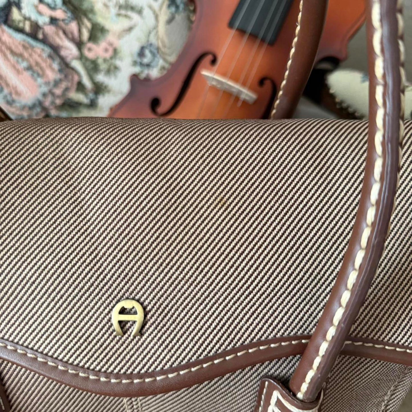 Aigner Women's Brown and Tan Bag Purse