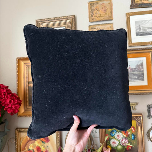 Vintage Floral Tapestry Pillow