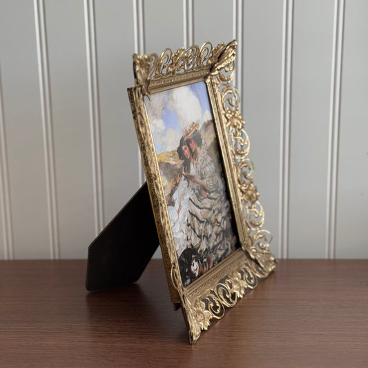 Vintage Inspired Ladies Art Print Framed