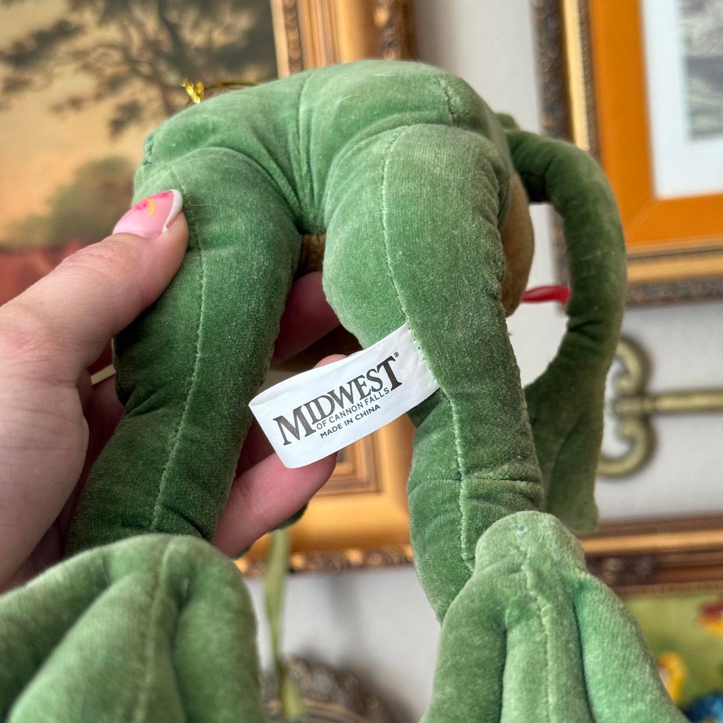Vintage Prince Charming Frog Plush
