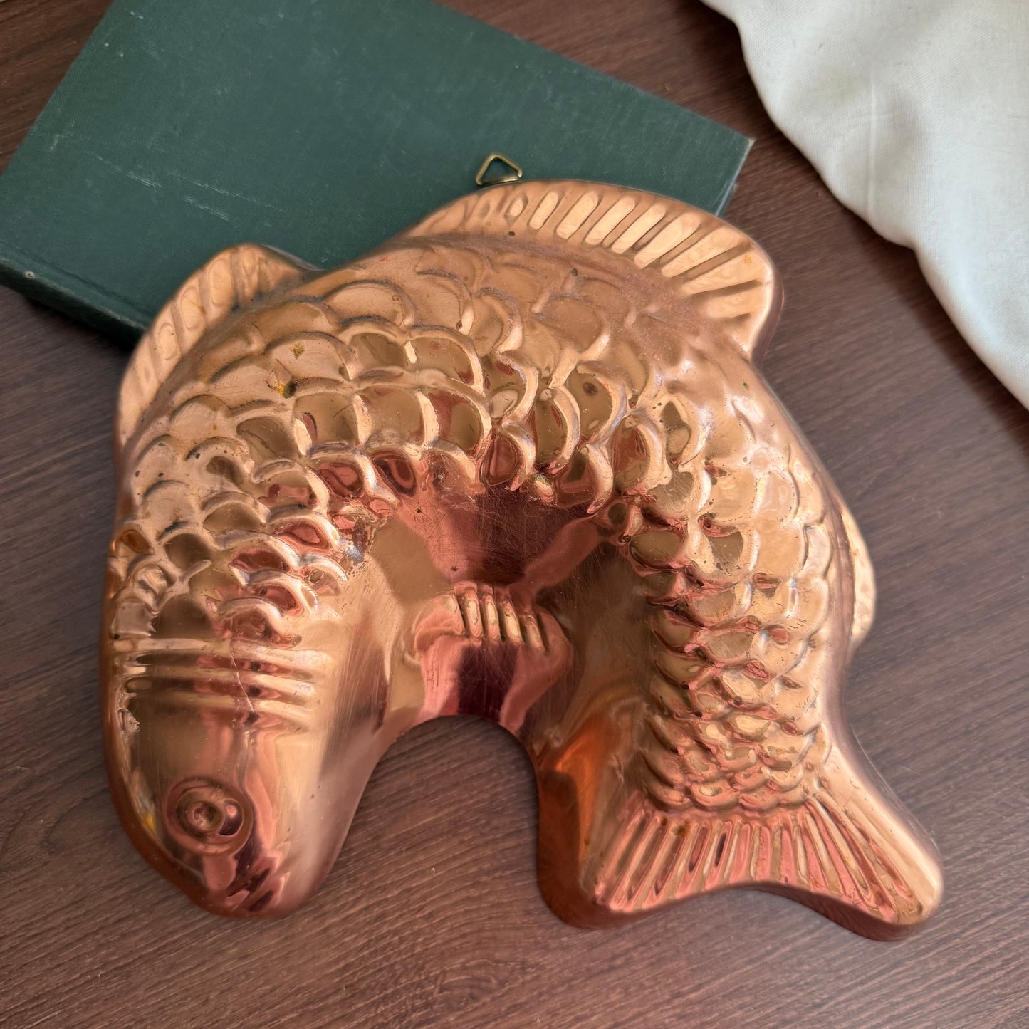 Vintage Copper fish mold set