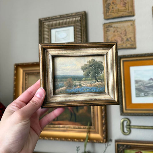 Vintage Scenery Print in Frame