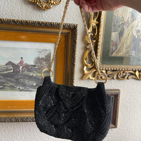 Vintage beaded evening bag waldorf Made in Japan