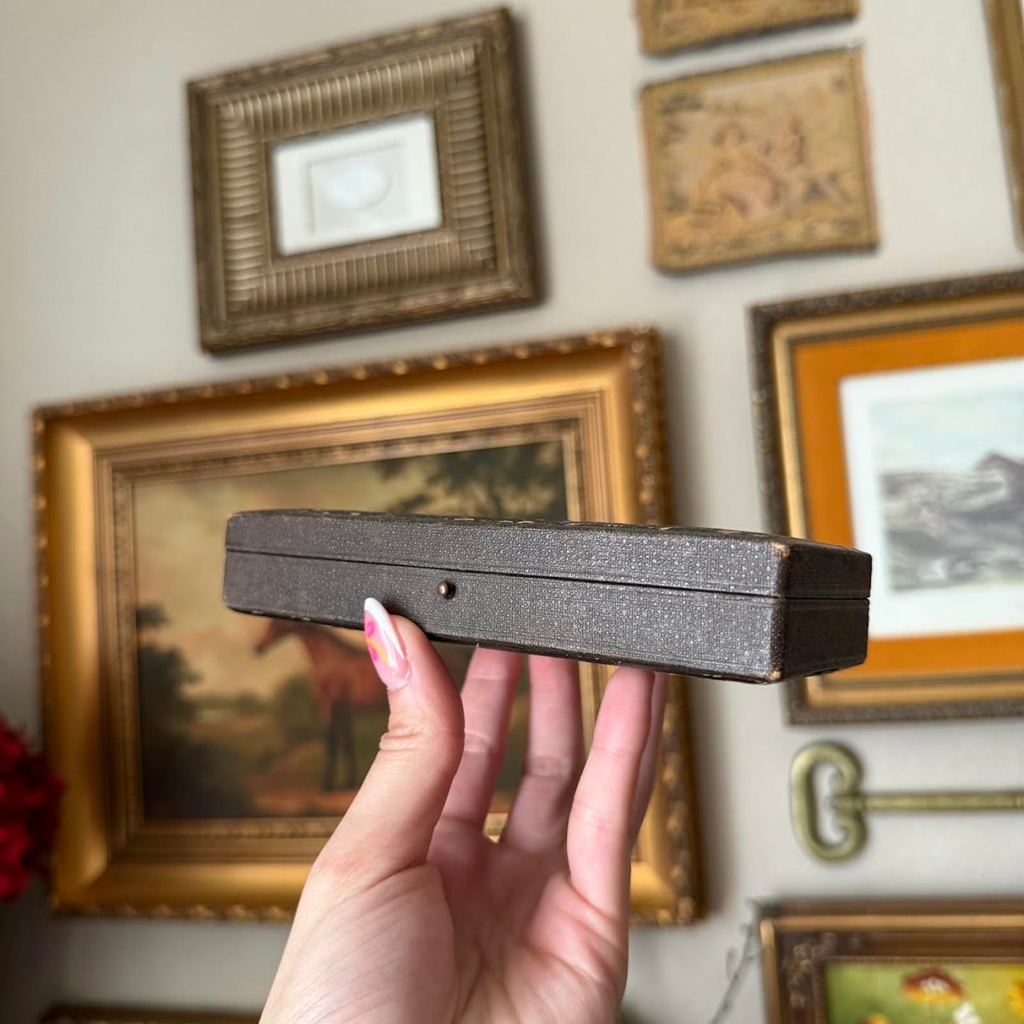 Antique Lined Box