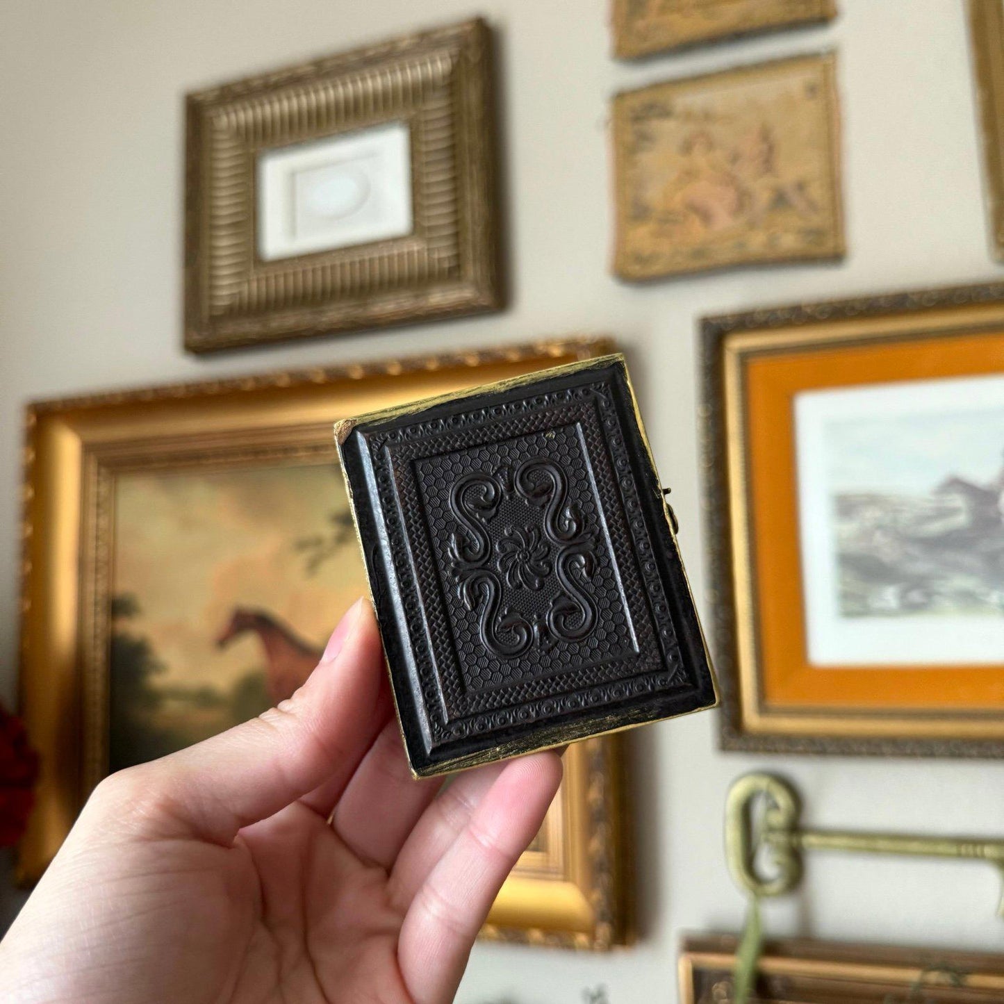 Ambrotype Antique Portrait of a Man Photo