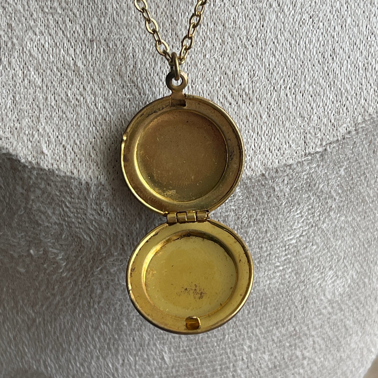 Vintage Guilloche Enamel Rose Pendant necklace