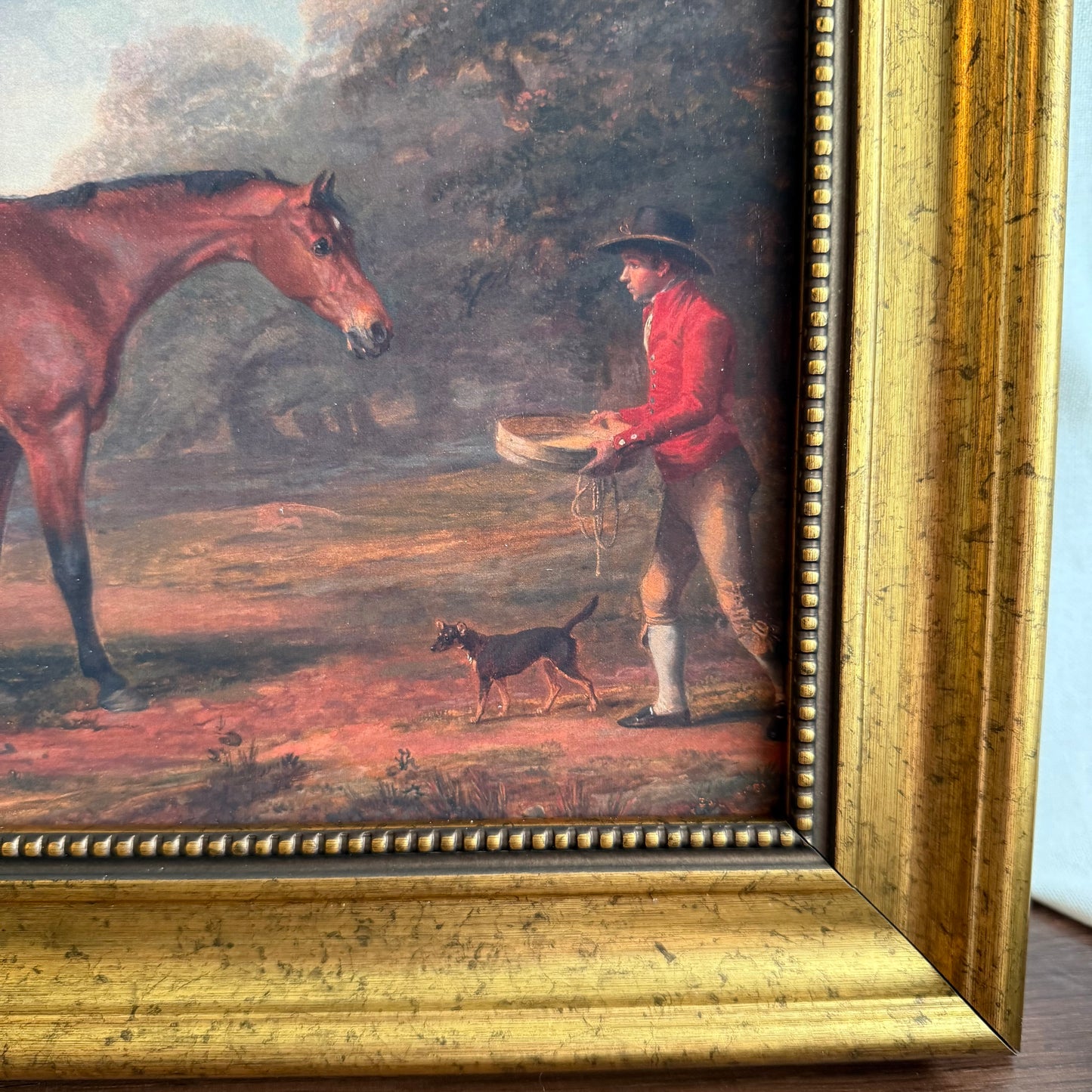 Vintage Inspired Horse and Man scenery Art Print Gallery Wall