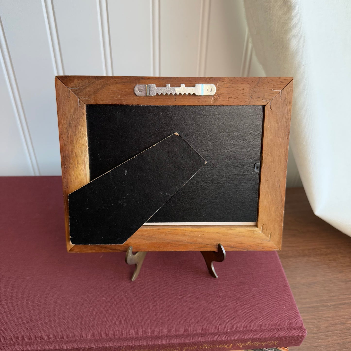 Vintage Framed 1984 Boat Stamp