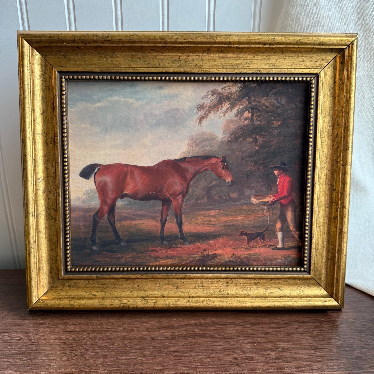 Vintage Inspired Horse and Man scenery Art Print Gallery Wall