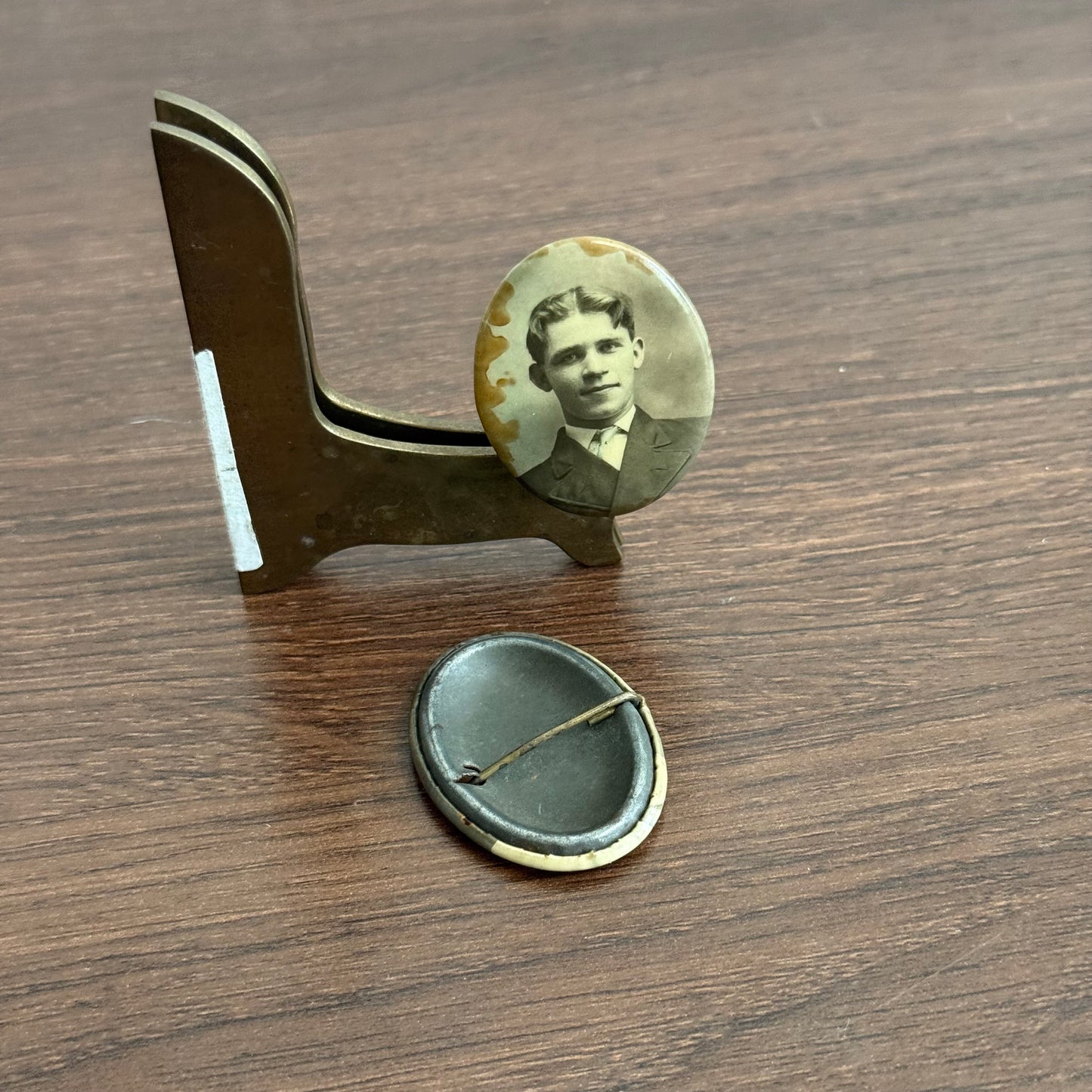 Vintage Antique Portrait Oval Pins Set