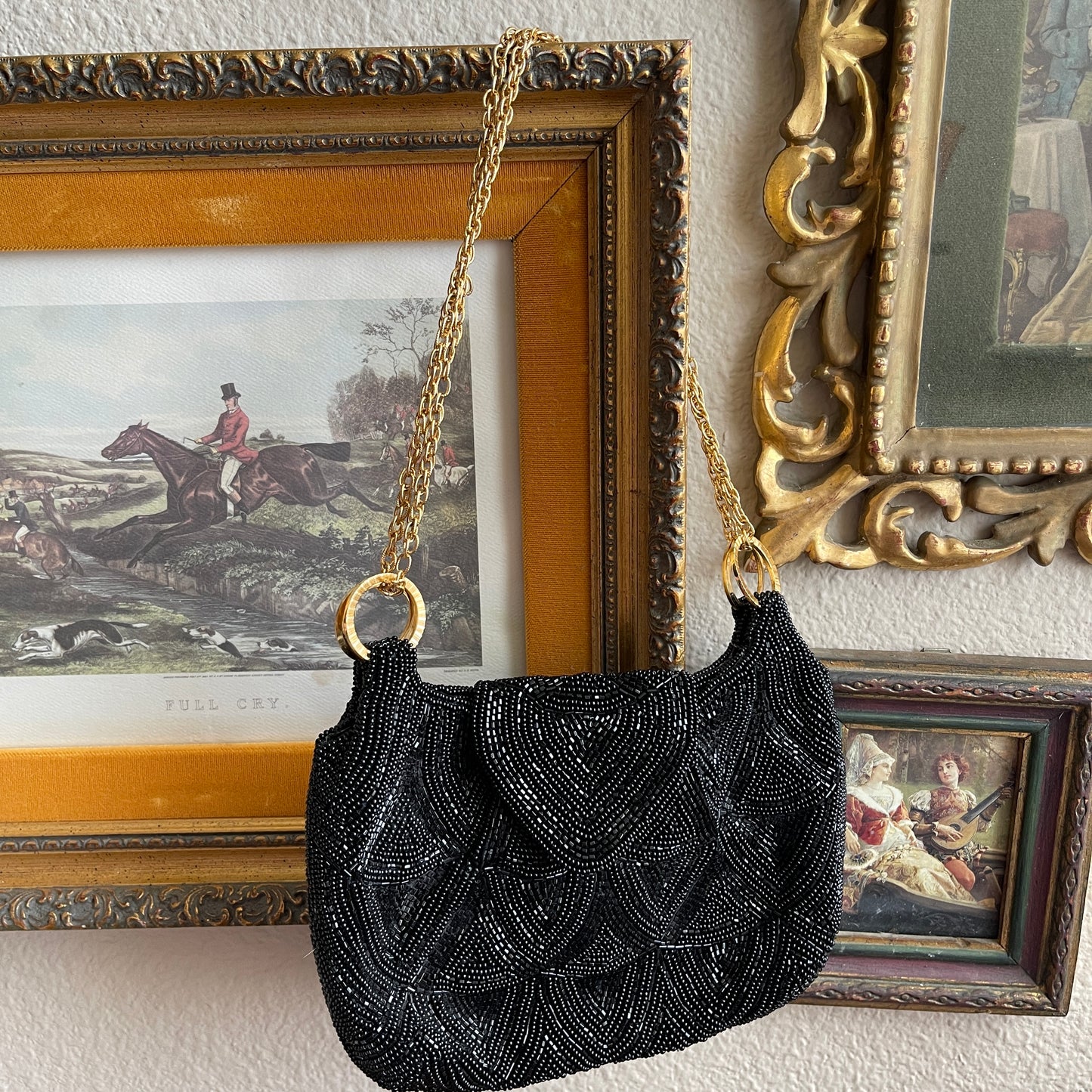 Vintage beaded evening bag waldorf Made in Japan
