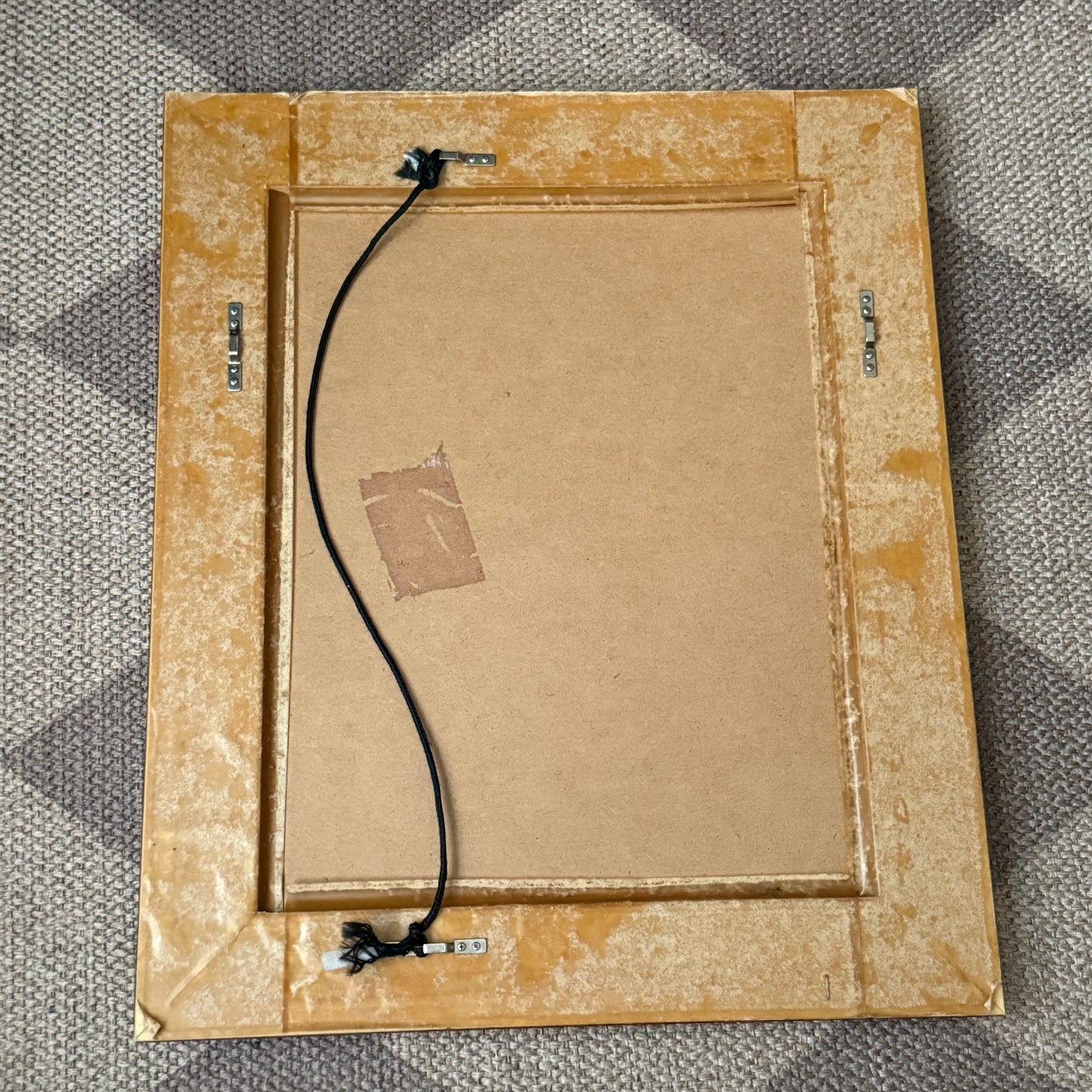 Gold detailed Beveled edge Mirror