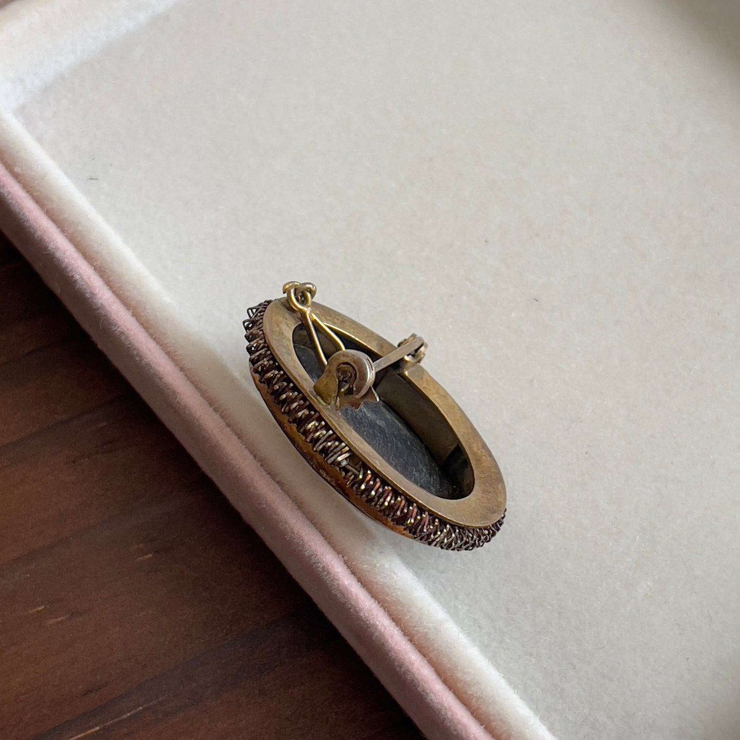 Vintage antique silver Mother of Pearl Carved Cameo brooch & pendant