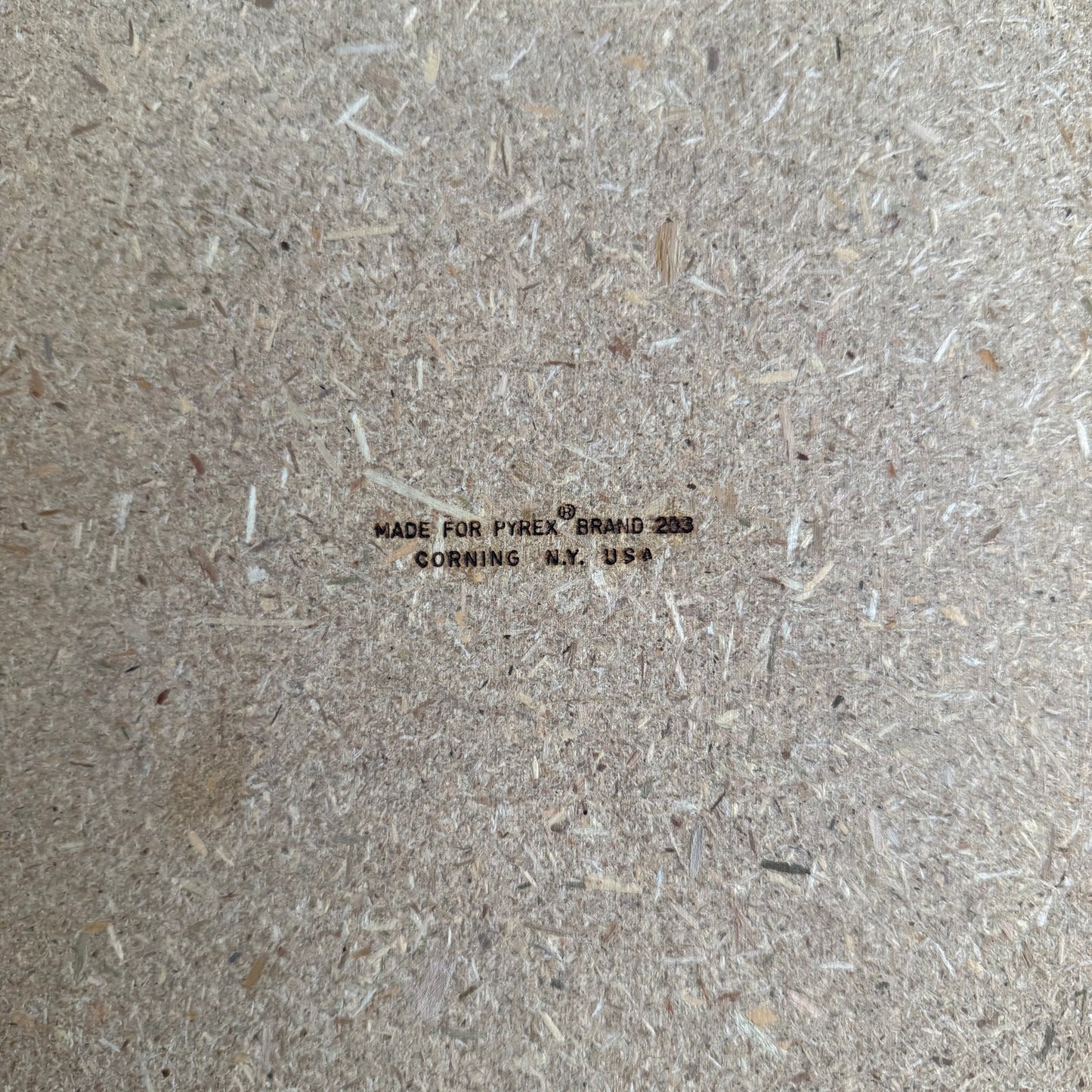 Pyrex Travel Serving Cork and Woven Wicker Tray