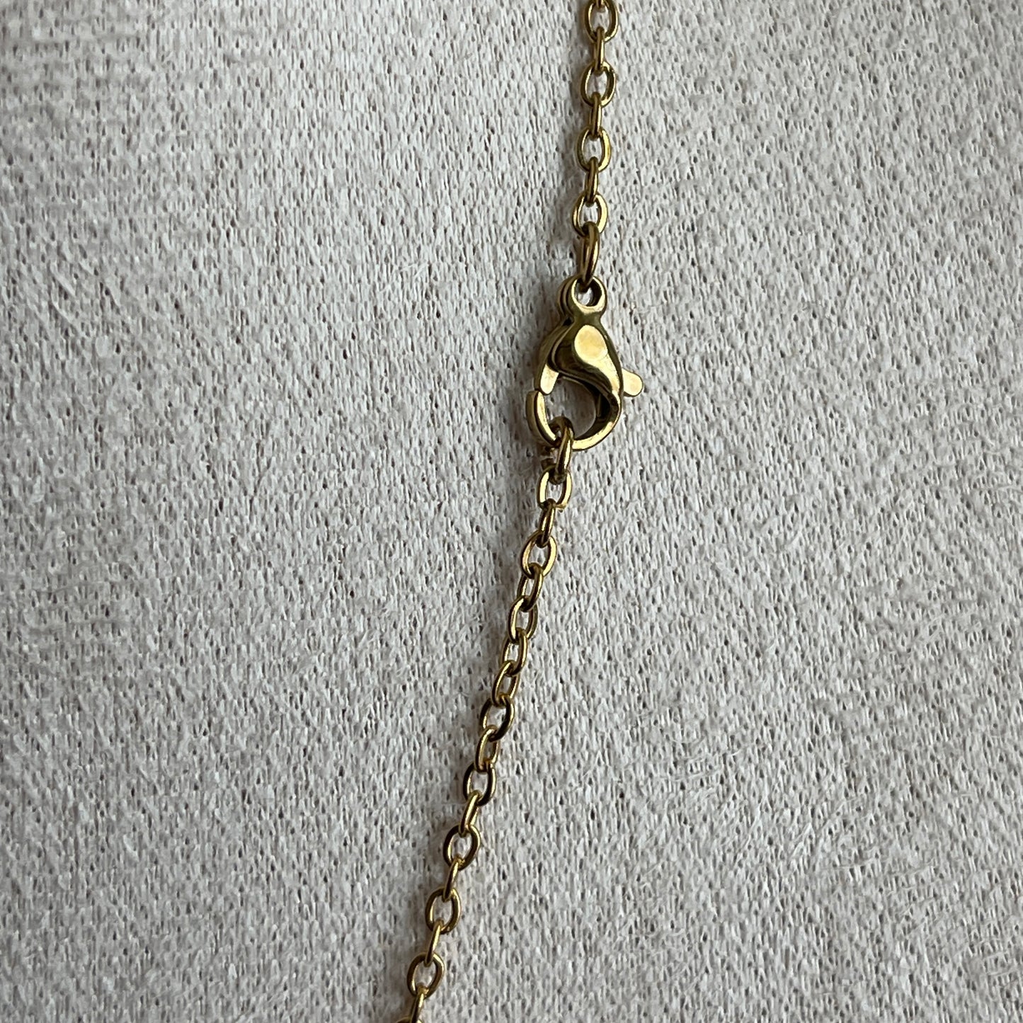 Vintage Earthy Jade Cabochon Necklace