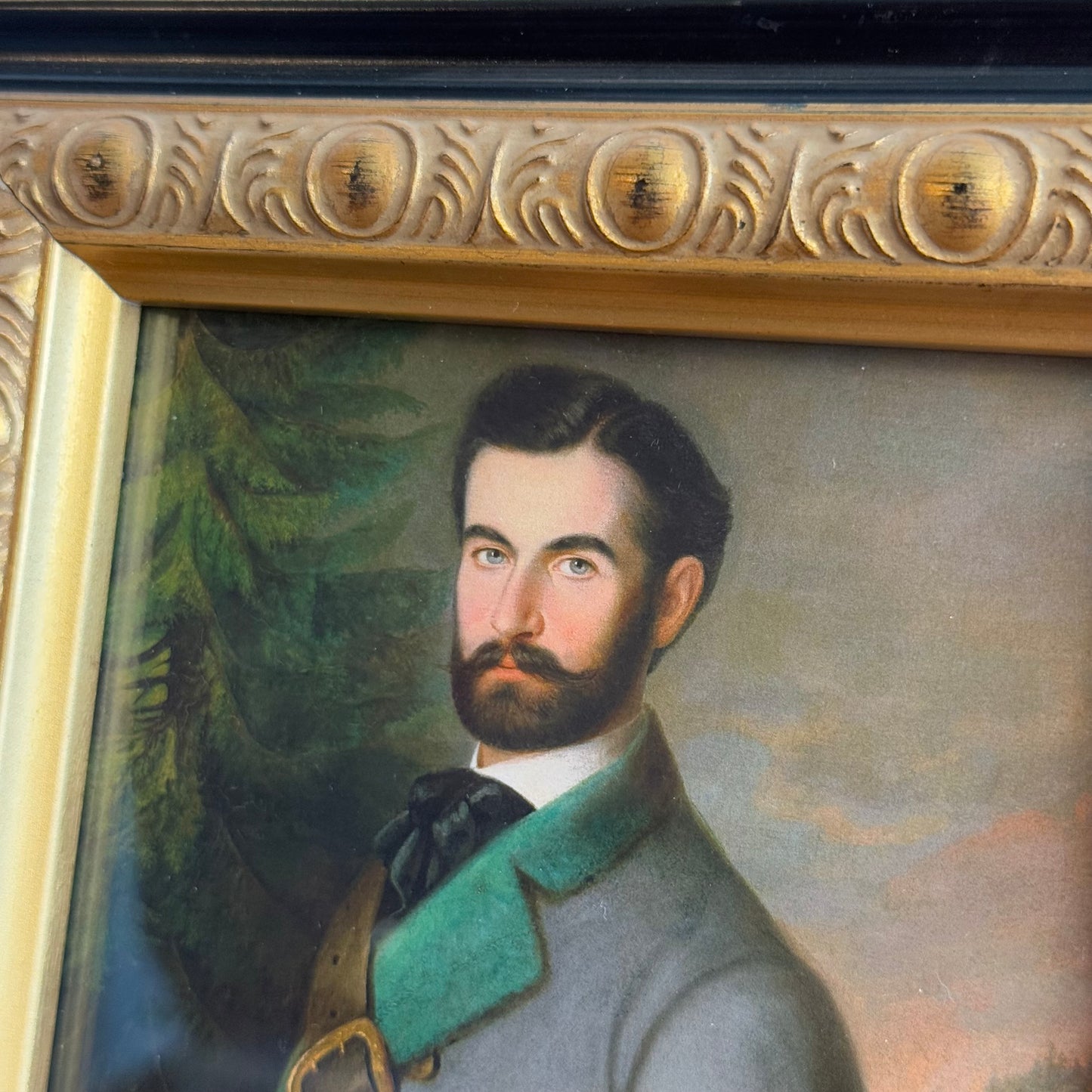 Vintage Inspired Man Portrait Print