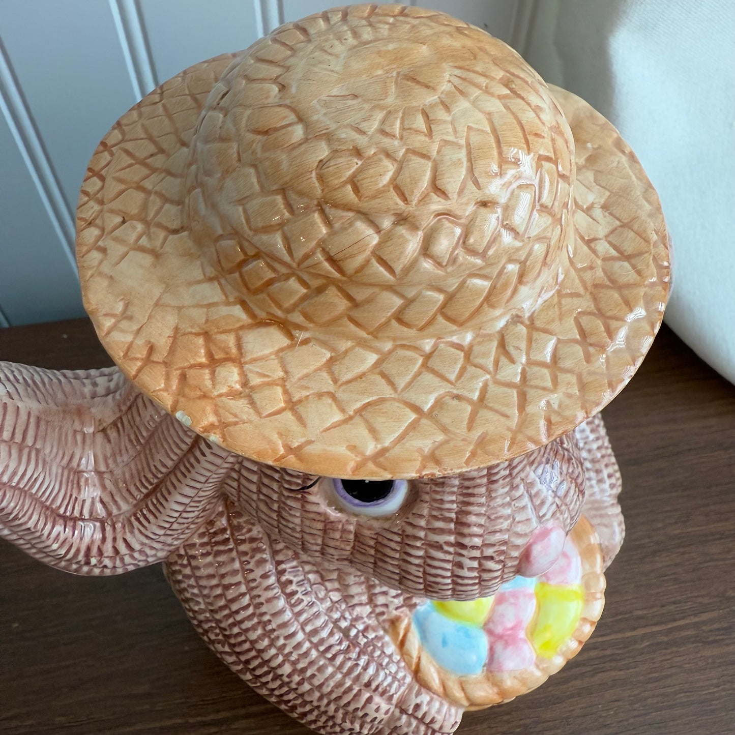 Ceramic Floppy Ears Bunny Rabbit Teapot