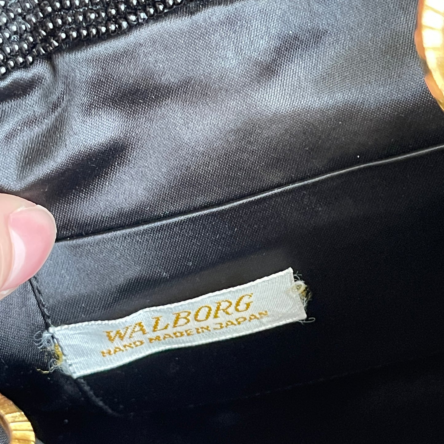 Vintage beaded evening bag waldorf Made in Japan