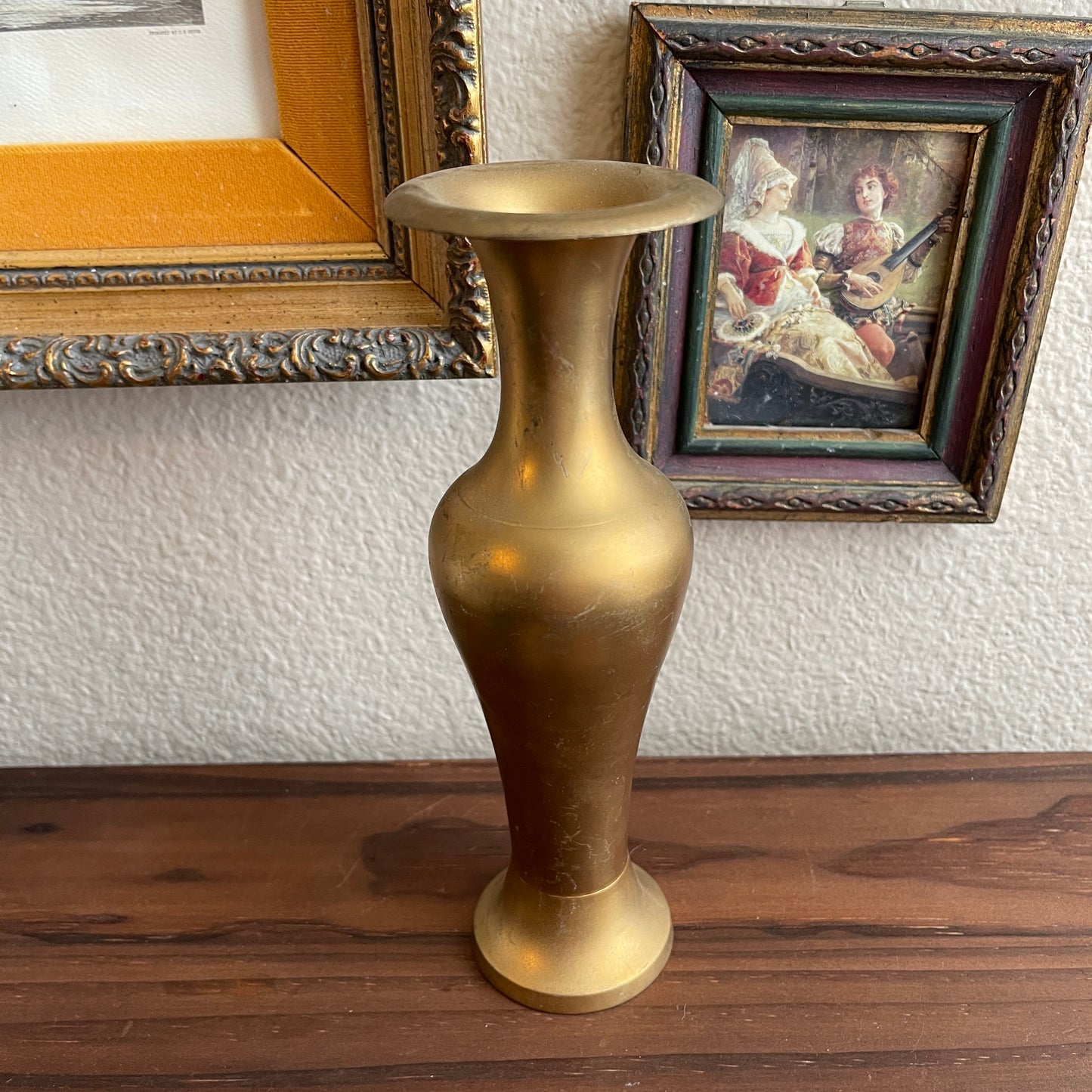Vintage Brass Bud Vase