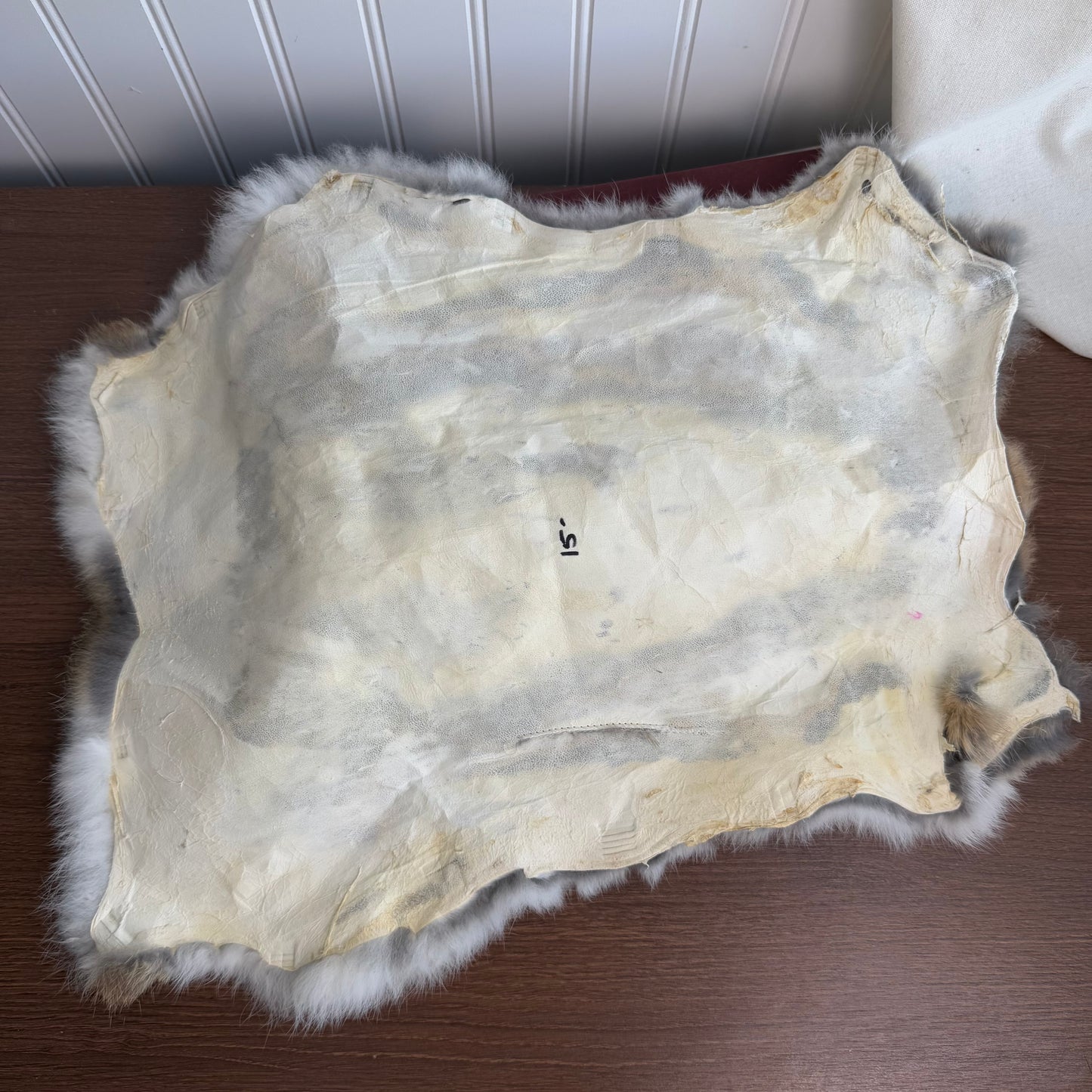 Set of 3 Rabbit Fur Pelts