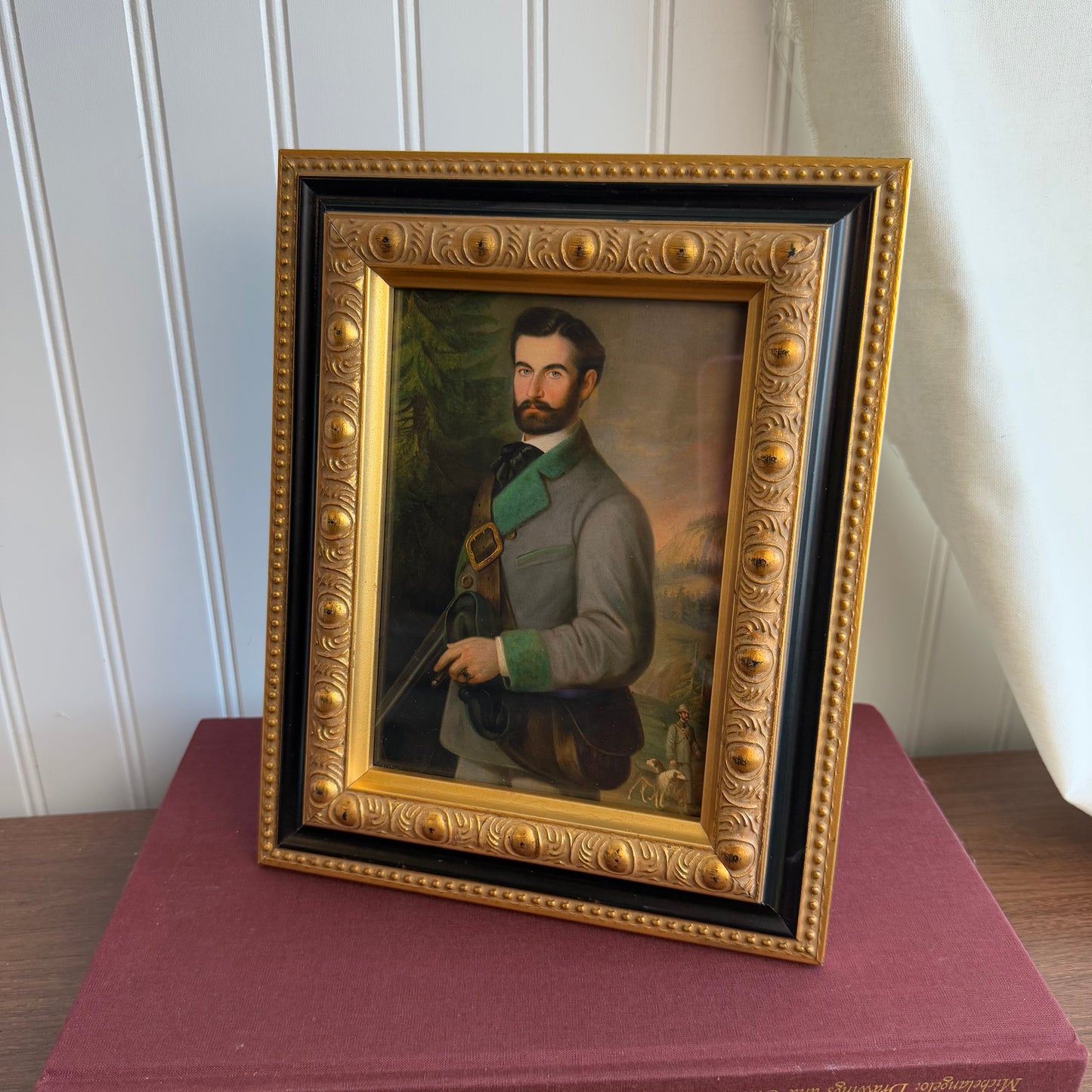 Vintage Inspired Man Portrait Print