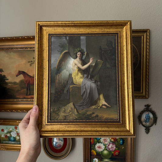 Vintage style Inspired Muse of History Roman Greek art print framed Gallery Wall