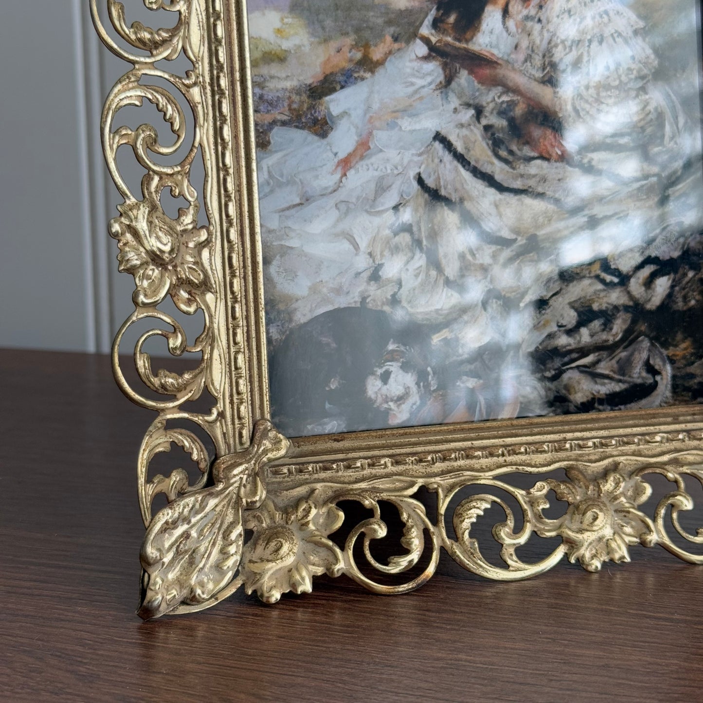 Vintage Inspired Ladies Art Print Framed