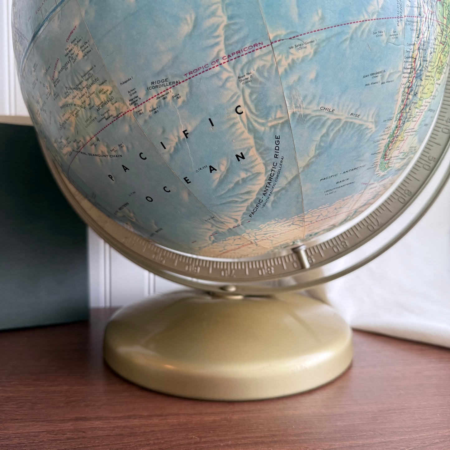 Vintage Rand McNally World Portrait Globe